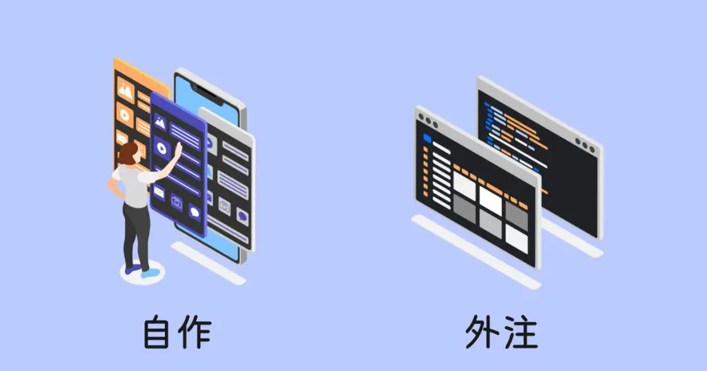 ホームページを作る方法は自作と外注の2種類がある